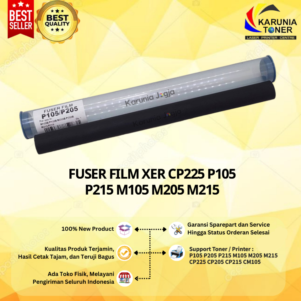Fuser Film Sleeve DocuPrint P205b P105 P205 P215 M105 M205 M215 CP225 CP205 CP215 CM105