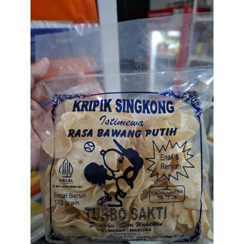 

kripik singkong bawang putih .