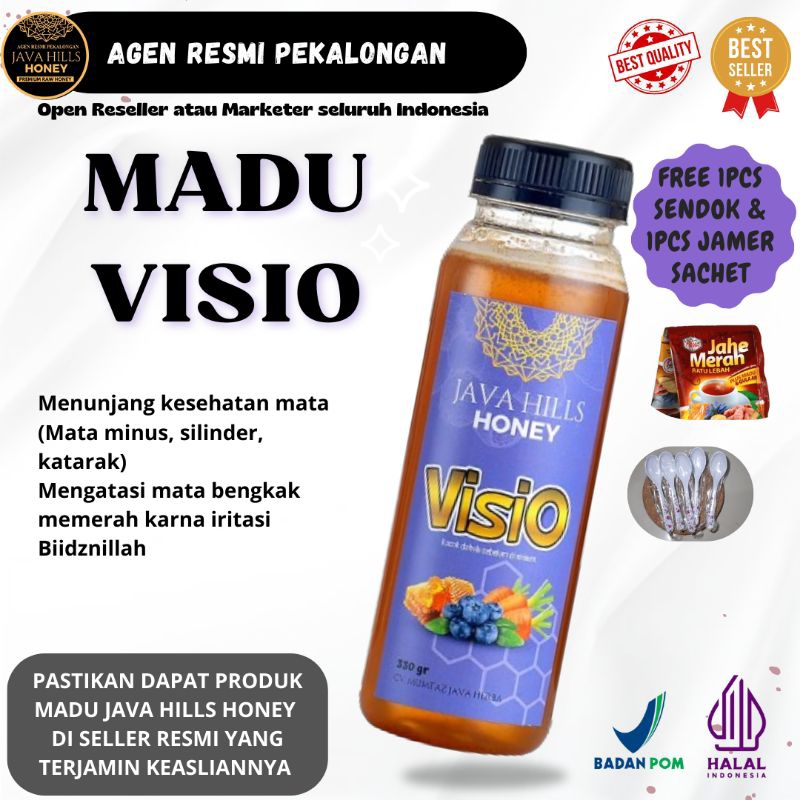 

MADU VISIO JAVAHILLS HONEY SOLUSI MATA SEHAT 320GR