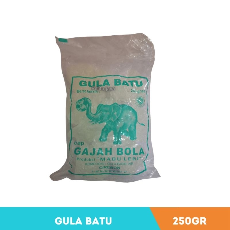 

GULA BATU 250 gr cap gajah Bola