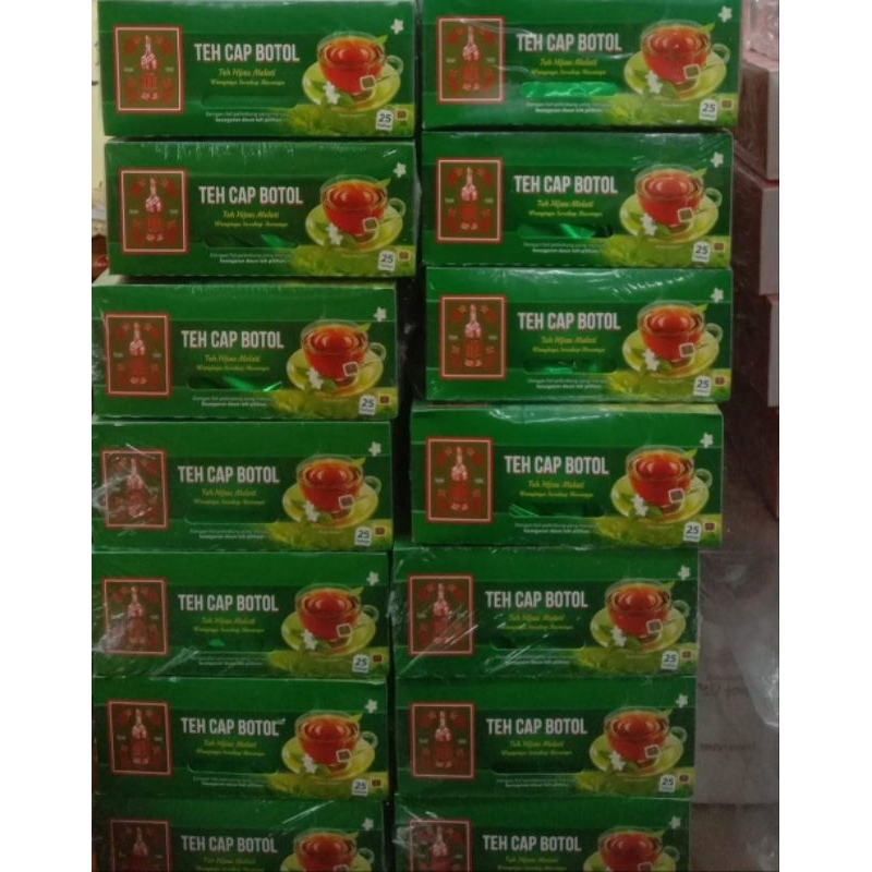 

teh cap botol teh melati isi 25pcs paket hemat 4box