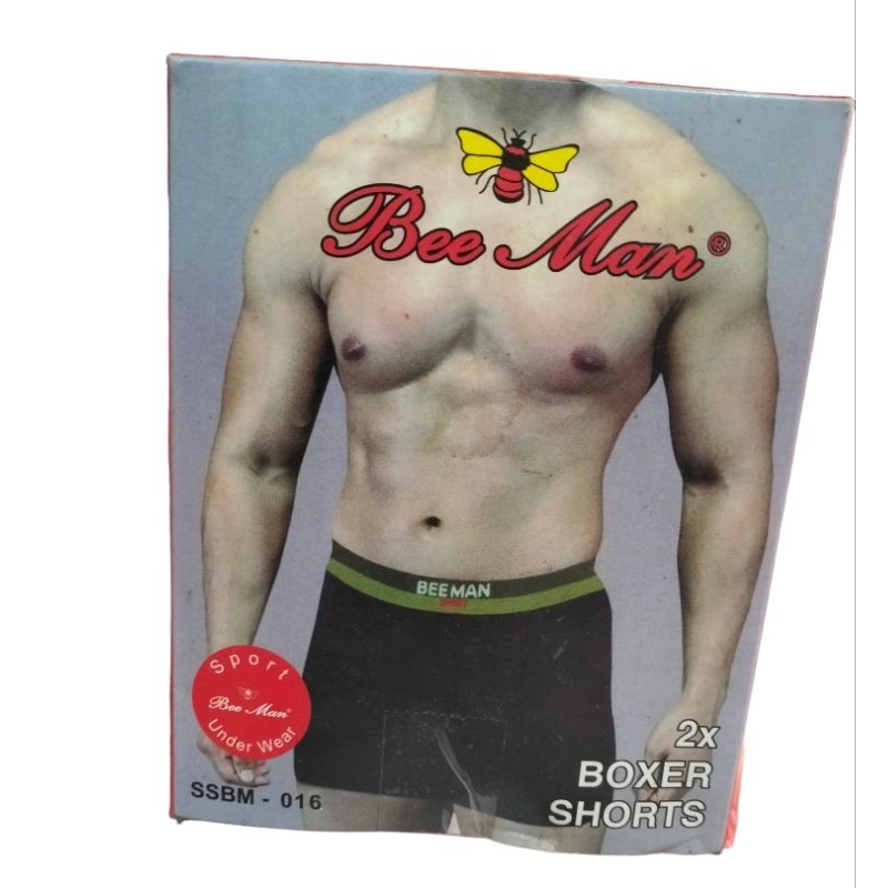celana boxer pria bee man