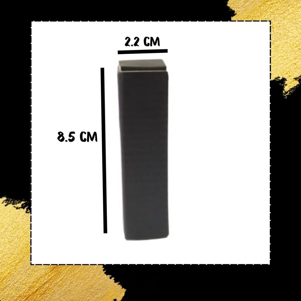

kardus hitam polos uk.2.2x2.2x8.5