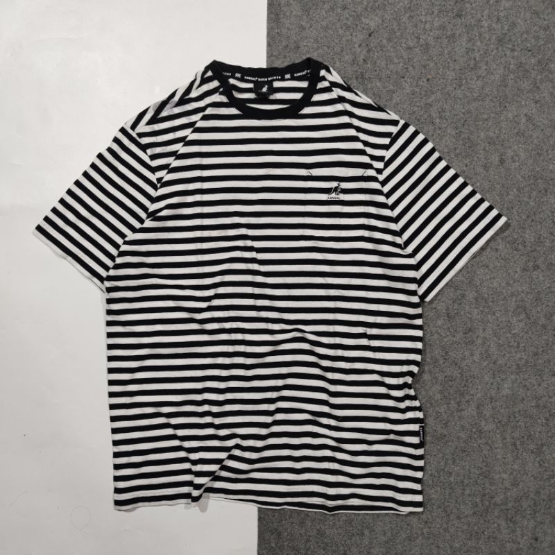 Kaos Kangol stripe second