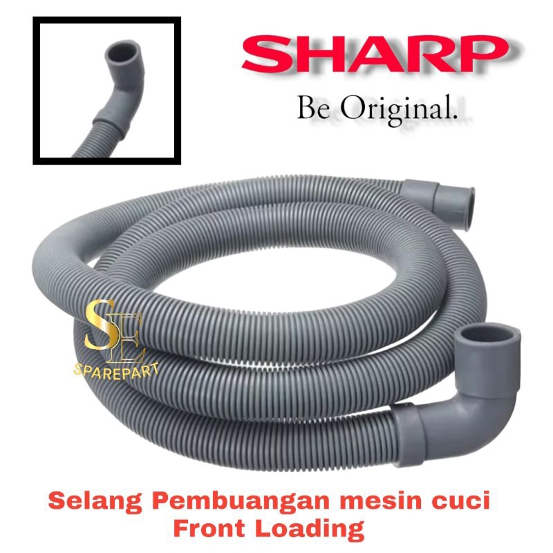 Sharp Front Loading 3M | Selang pembuangan mesin cuci front loading SHARP