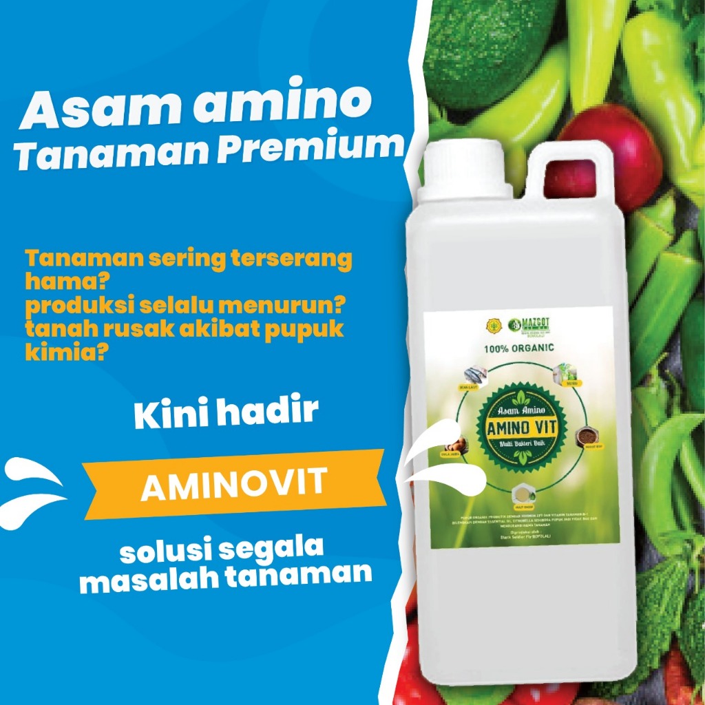 Pupuk Asam Amino 1000 ml Anti Stres Tanaman | Amino Acid