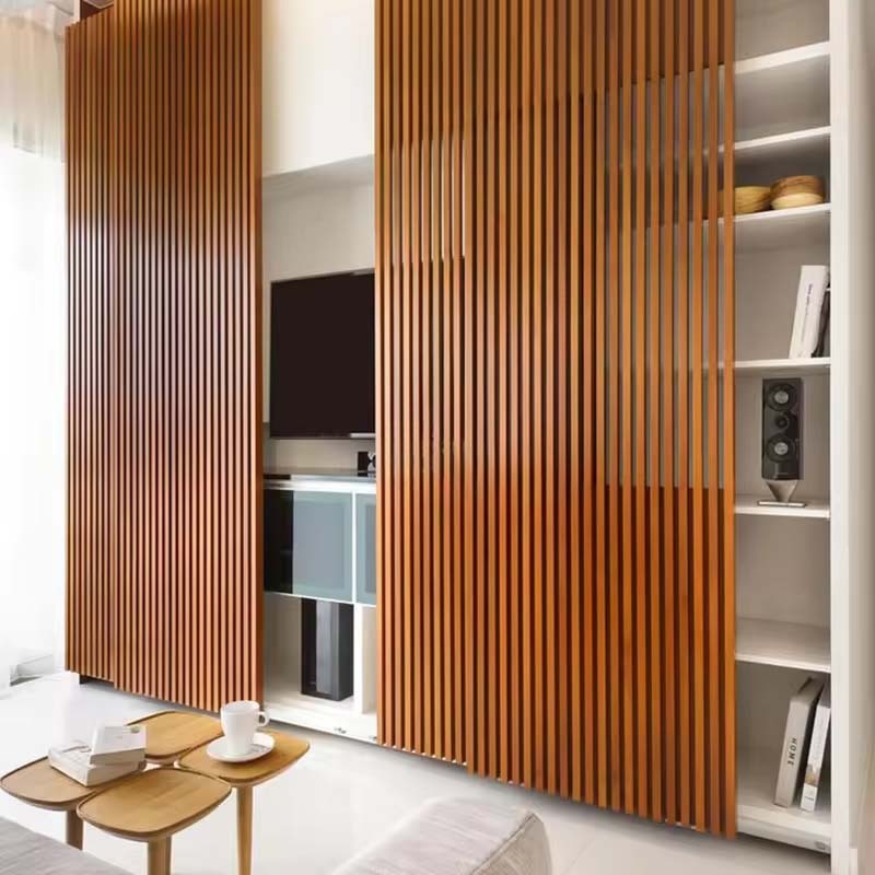 PVC Wall Panel Square Tube / Wood Panel WPC / Wall Panel PVC / Kisi Kisi Kayu / Dinding Motif Kayu