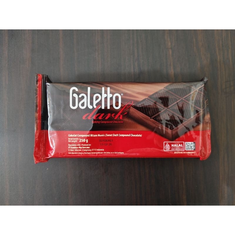 

coklat Galetto dark 250gr
