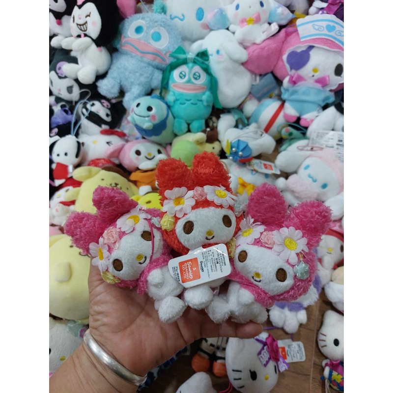 My melody mascot Sanrio Characters flower ring Plush