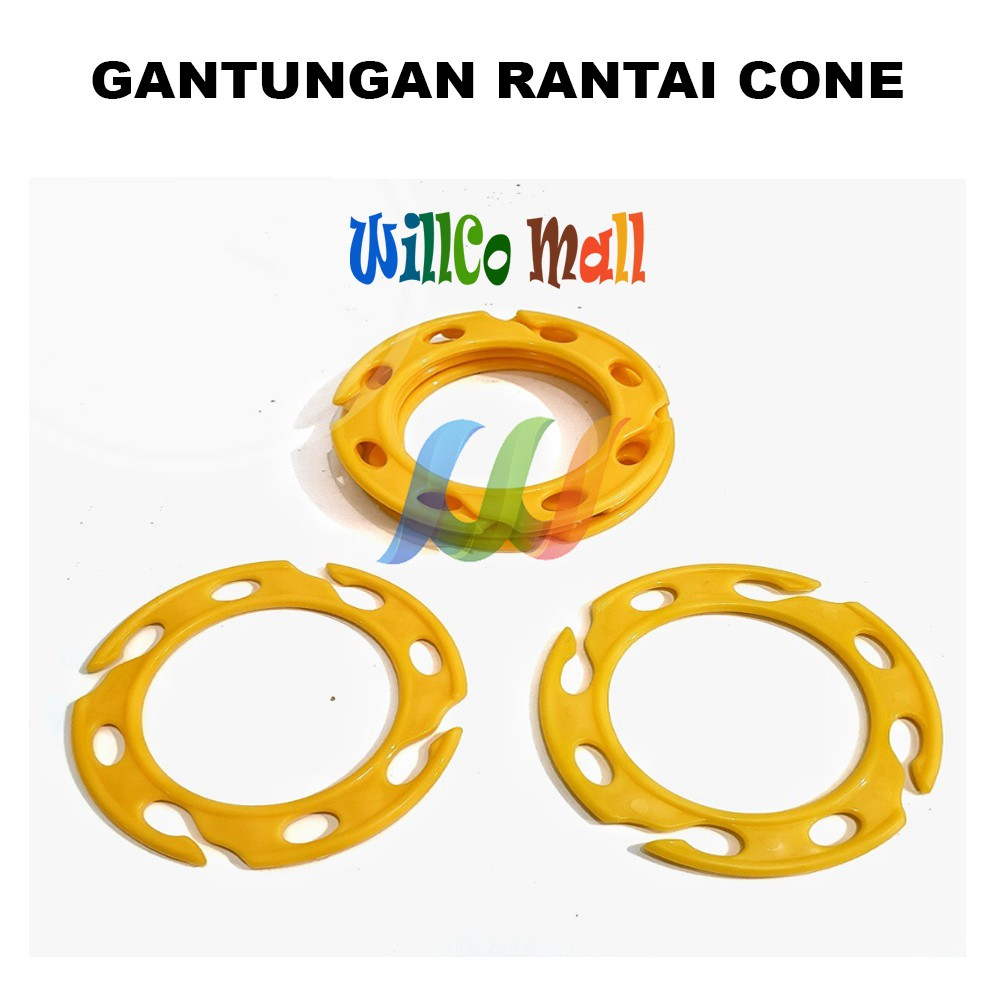 RING GANTUNGAN RANTAI PLASTIK TRAFFIC CONE