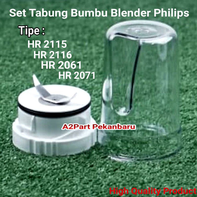 Set Tabung Bumbu Blender Philips HR 2115 HR 2126 HR 2061