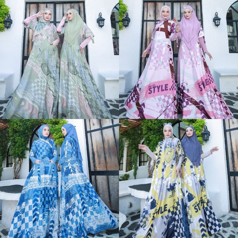 Set Gamis Haliza Syar'i Haliza Sporty | Aghnia Series 1