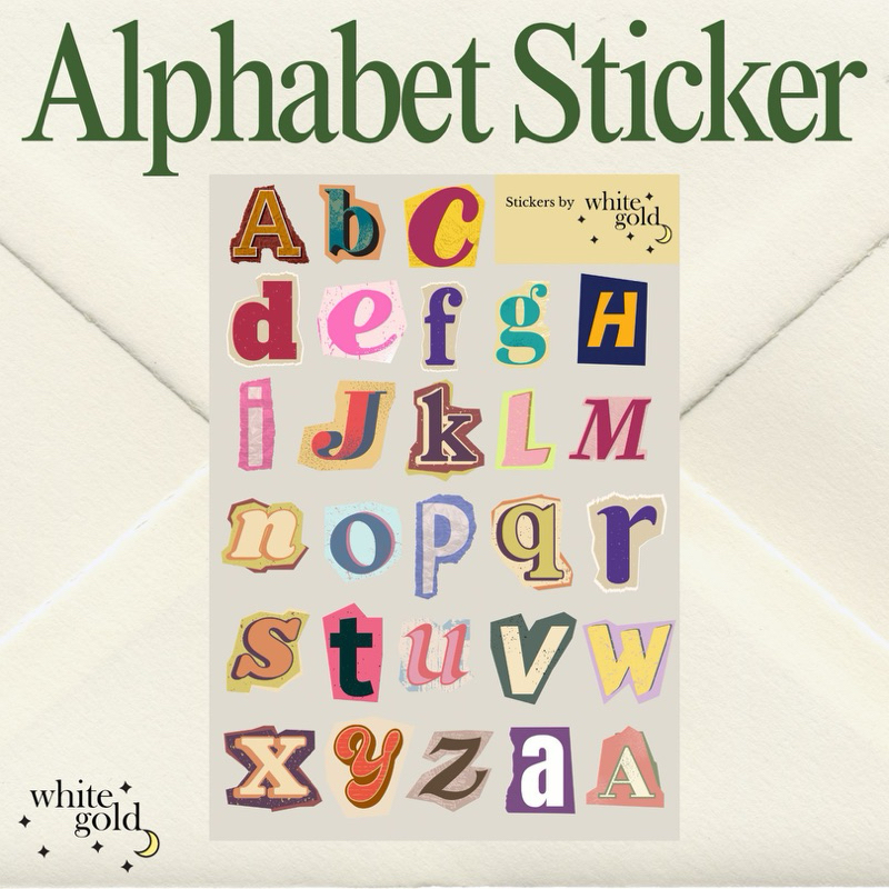 

Stickers | Alphabet by White Gold