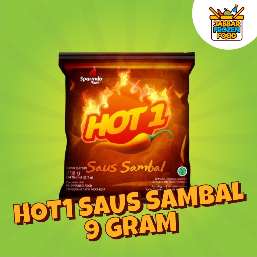

Saus Sambal HOT1 Sachet