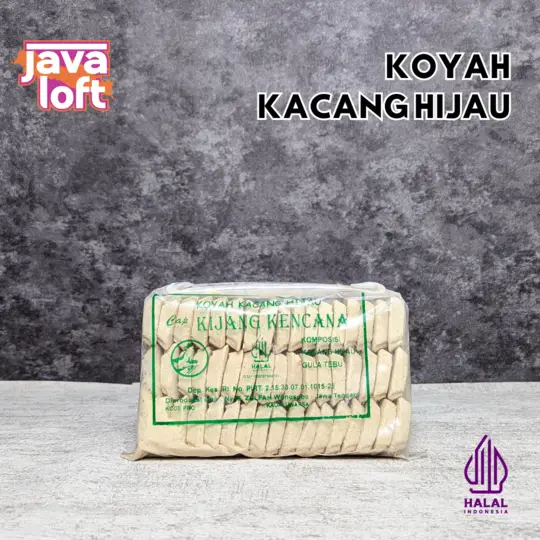 

Koyah Kacang Hijau Cap Kijang Kencana Cemilan Kue Tradisional Rasa Kacang Hijau Khas Wonosobo