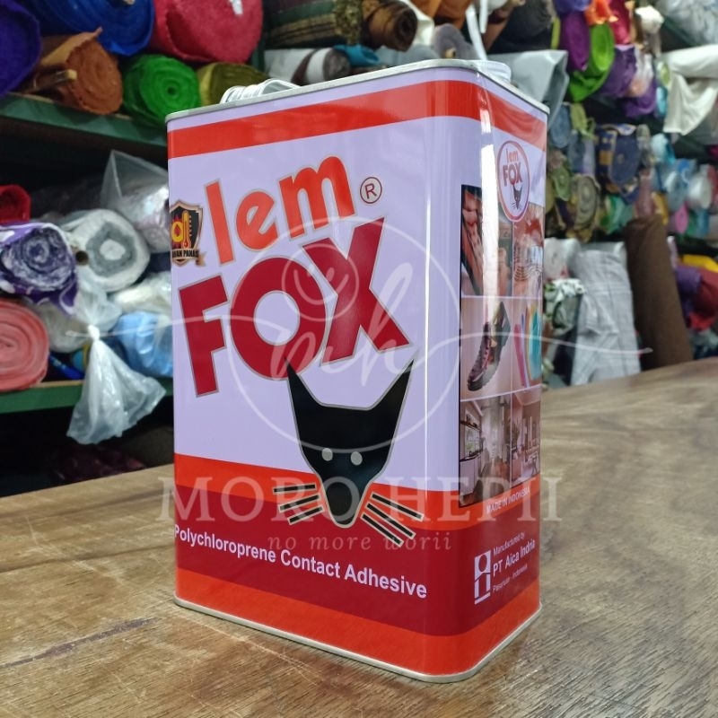 

ORIGINAL! LEM FOX MERAH GALON Netto 2,5Kg LEM KUNING SERBAGUNA MURAH