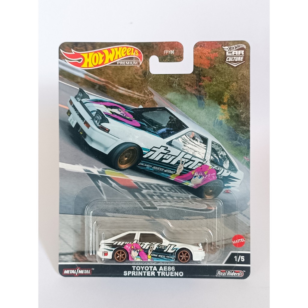 Hot Wheels Premium AE 86 AE86 Sprinter Trueno