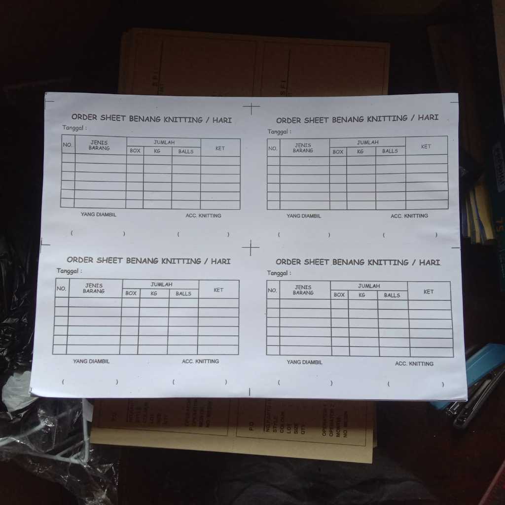 

Cetakan A4 nonbuku