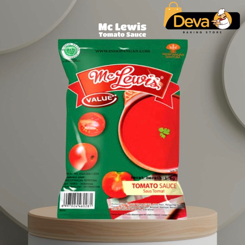 

Mc Lewis Tomato Sauce - Mc Lewis Saus Tomat 1kg