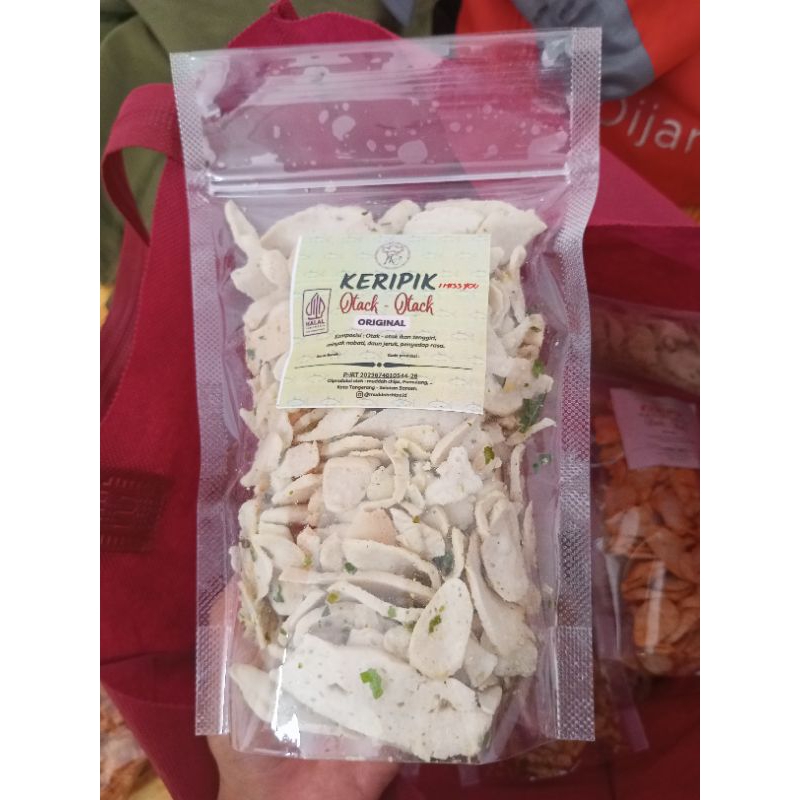 

Keripik Otak - Otak Ikan Original 55 gram