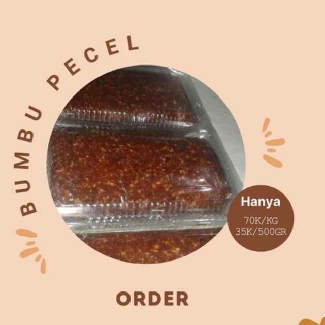 

Bumbu Pecel Khas Jawa /250gr