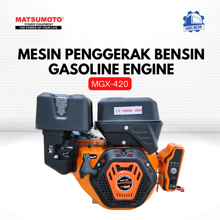 Mesin Penggerak Bensin Gas Engine (MGX-420) Electric Stater