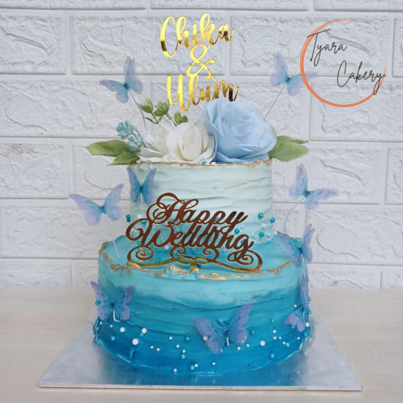 

KHUSUS OFFLINE | Wedding Cake | Kue Pengantin | Custom Cake Bandung
