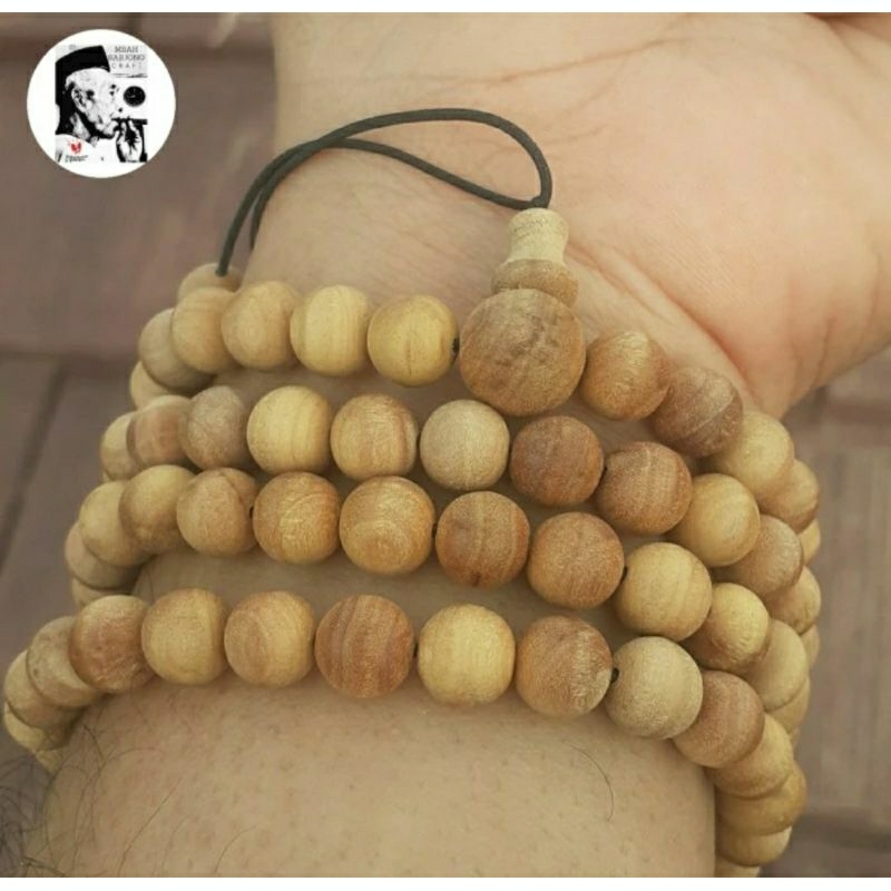 Japamala 108 Cendana Santalum Album Kupang NTT Super Grade AAA 8mm/Tasbih 108 Kayu Cendana Kupang NT