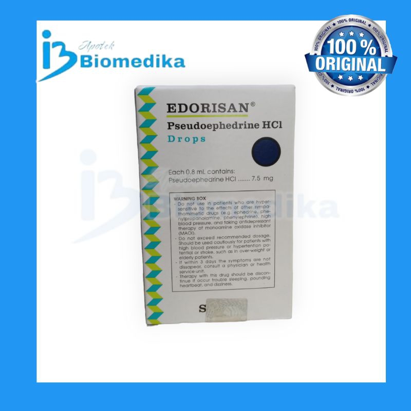 EDORISAN DROP 15ML OBAT PILEK