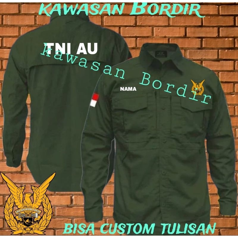 Terbaru kemeja tactikal TNI AU seragam tactikal TNI AU baju tactikal TNI AU kemeja mtac TNI AU serag