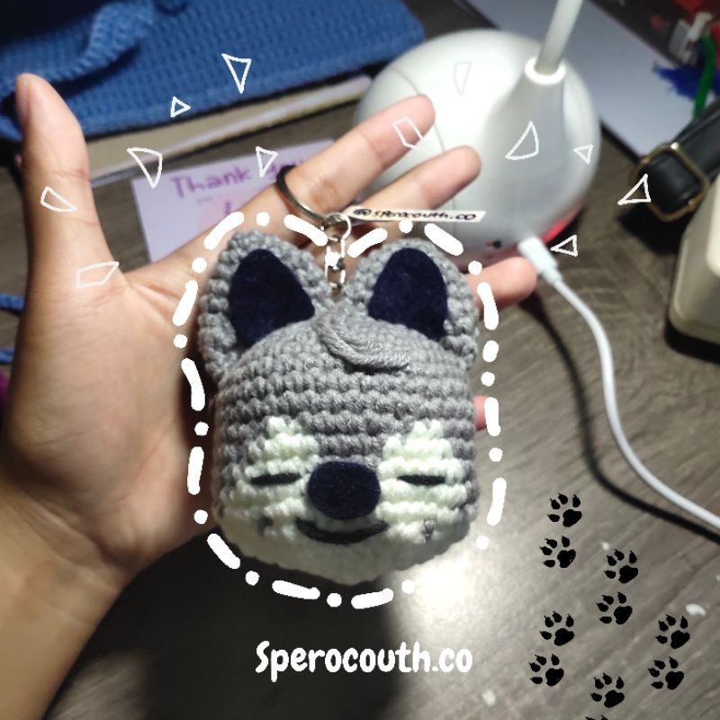 Wolfchan SKZOO Crochet Bagcharm/Keychain