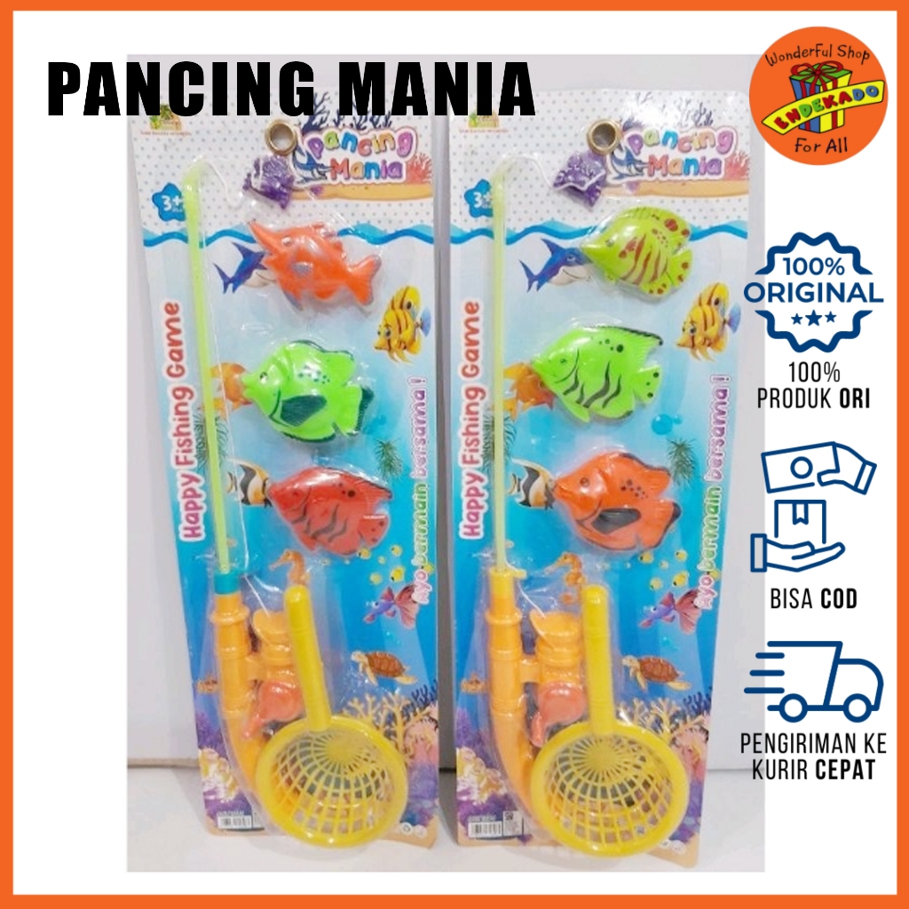 Mainan pancing ikan mania - Mainan Mancing Ikan Anak - Fishing Game