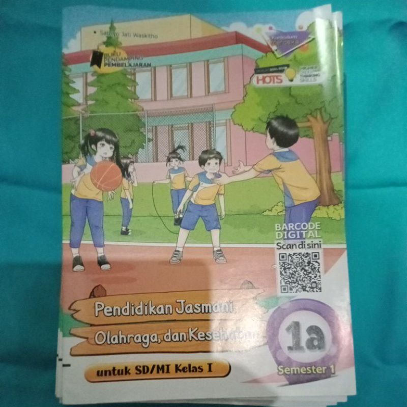 LKS PJOK (kurikulum merdeka) kelas 1 SD/MI semester ganjil