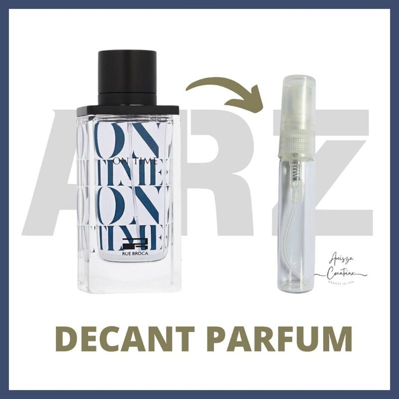 DECANT Rue Broca ON TIME BOTOL KACA