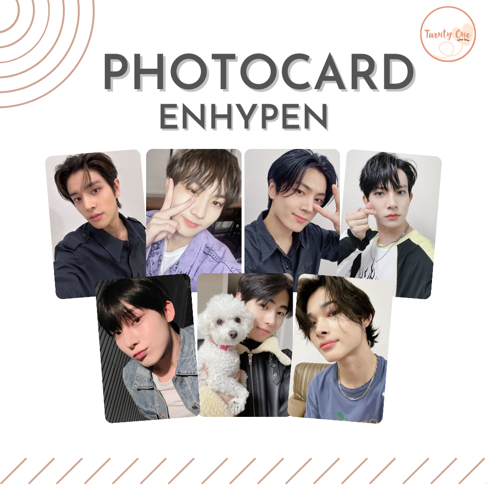 [50pcs] Photocard ENHYPEN Member Selfie Selca Unofficial PC Pack Sweet Venom Bite Me Drunk Dazed Giv
