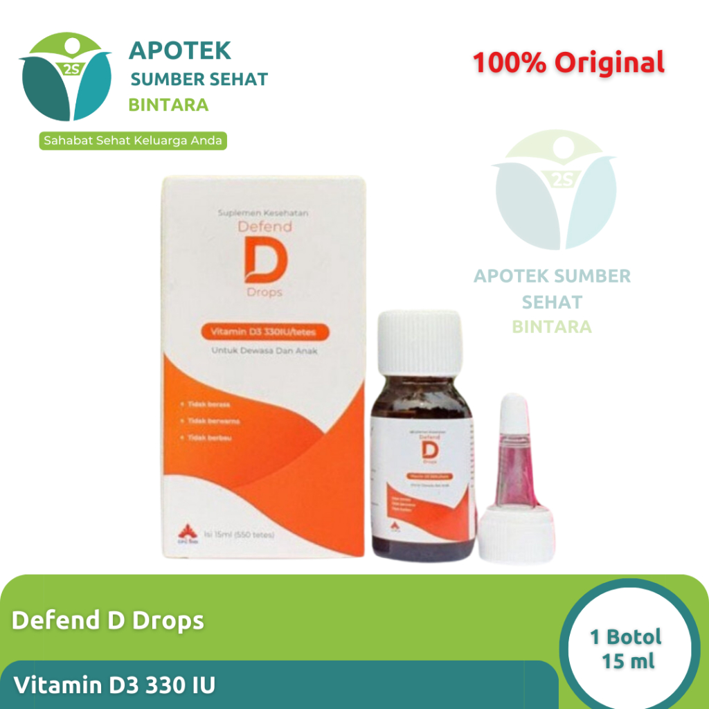 Defend D Drops - Vitamin D3 330 IU