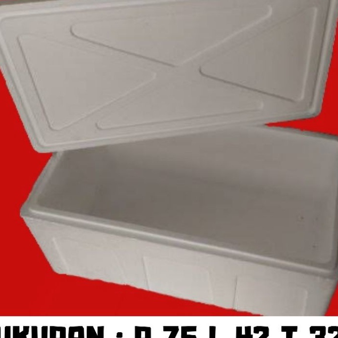 

Flash Sale STEROFOAM BOX BESAR 75 LOW UKURAN 75 x 42 x 32 cm