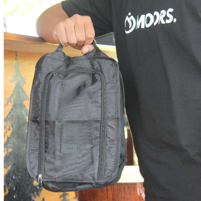 Tas Lipat Sandal Merk Moors Kantong sepatu Sendal Traveling Jama'ah Haji - Umroh