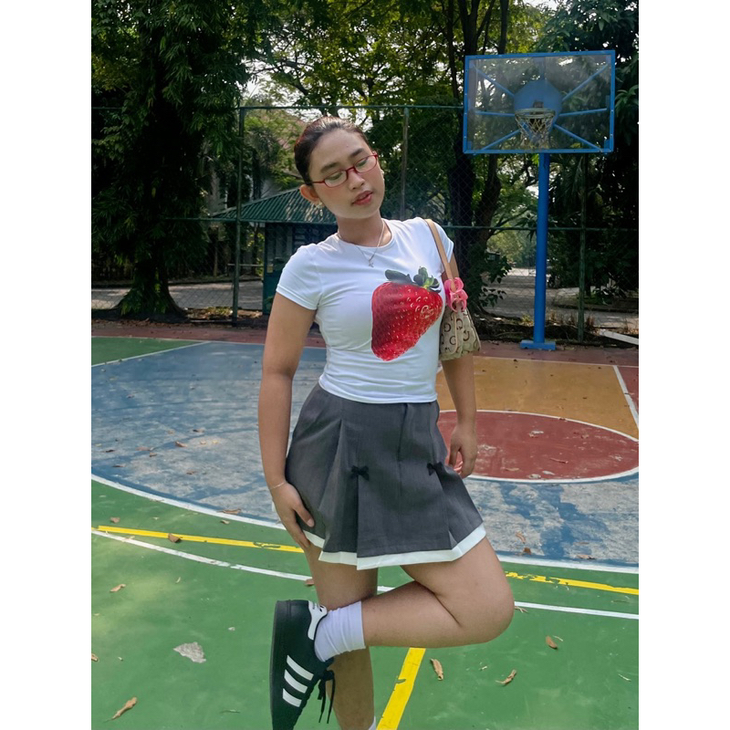 Strawberry Baby Tee by Pamana Club