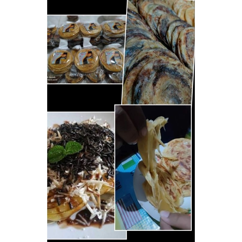 

Roti Maryam Ukuran Medium (Varian rasa Original, Coklat dan Durian)