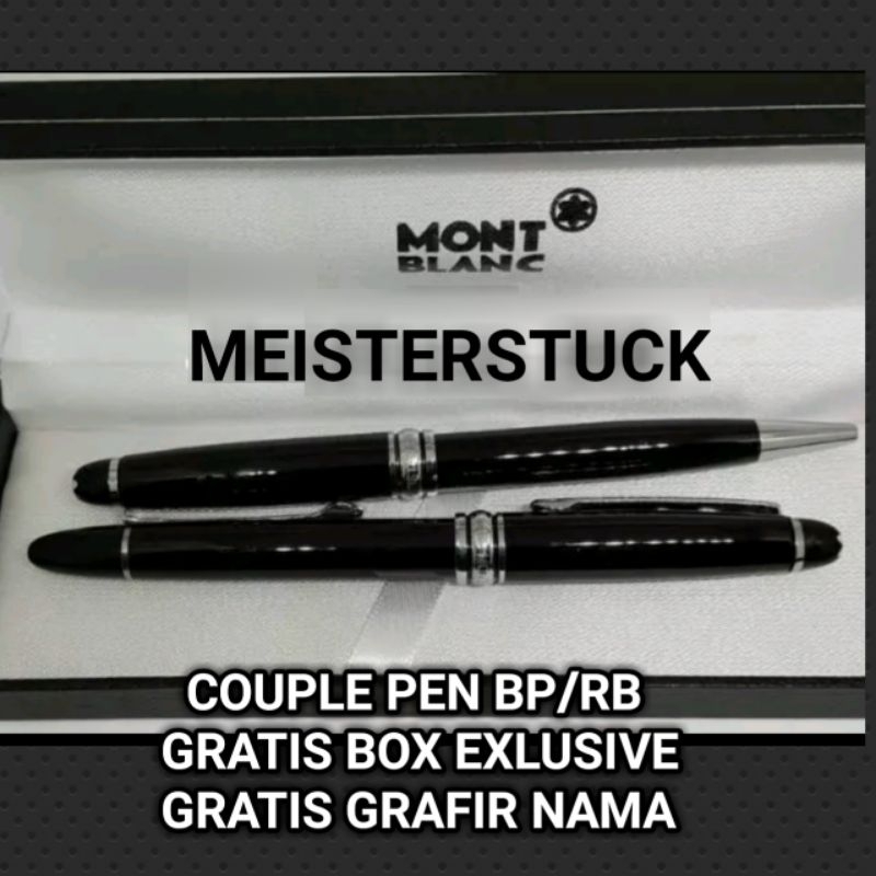 

Bollpoint Couple Mewah MOMBLNC Meisterstuck Gratis Box Dan Gratis Grafir Nama