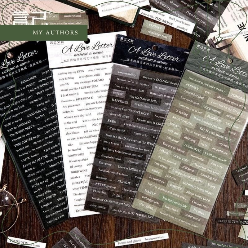 

Word Quotes Journaling Scrapbook Isi 3 Lembar