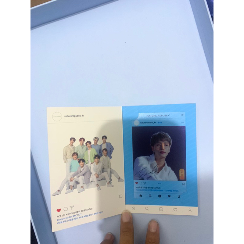 Photocard NCT nature republic taeil