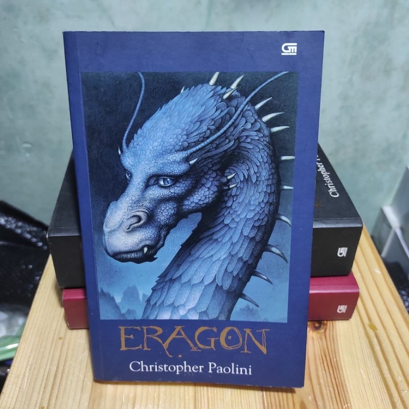 [Novel] Eragon series Eldest Eragon Brisingr Christopher Paolini Bekas Bagus Original