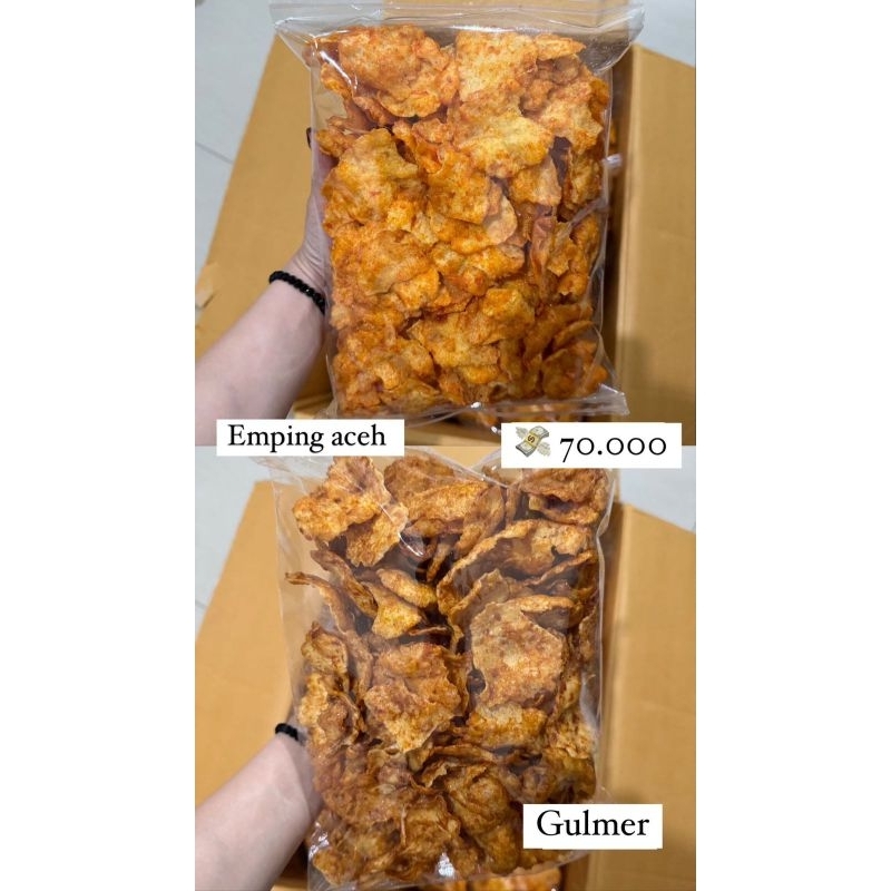 

emping aceh pedas / Glumar