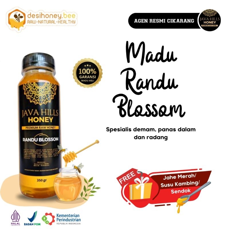 

Madu Murni Randu Blossom Javahills Honey Asli Premium 100% Raw Honey Spesialis Demam Radang dan Panas Dalam | Kemasan 330gr Java Hills Mumtaz
