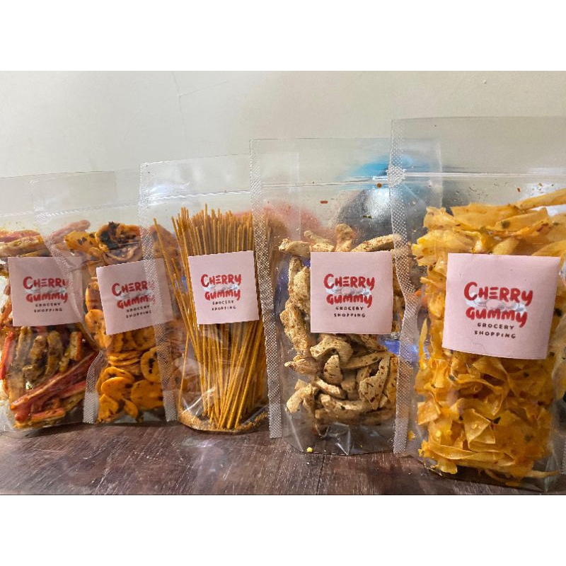 

bundling snack pedas isi 5 pack