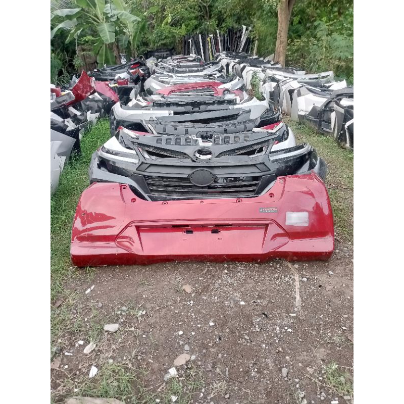 bemper belakang Ayla tahun 2023 2024