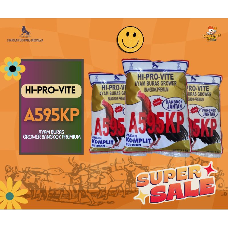A595KP Pakan Ayam Buras Bangkok 1 Kg