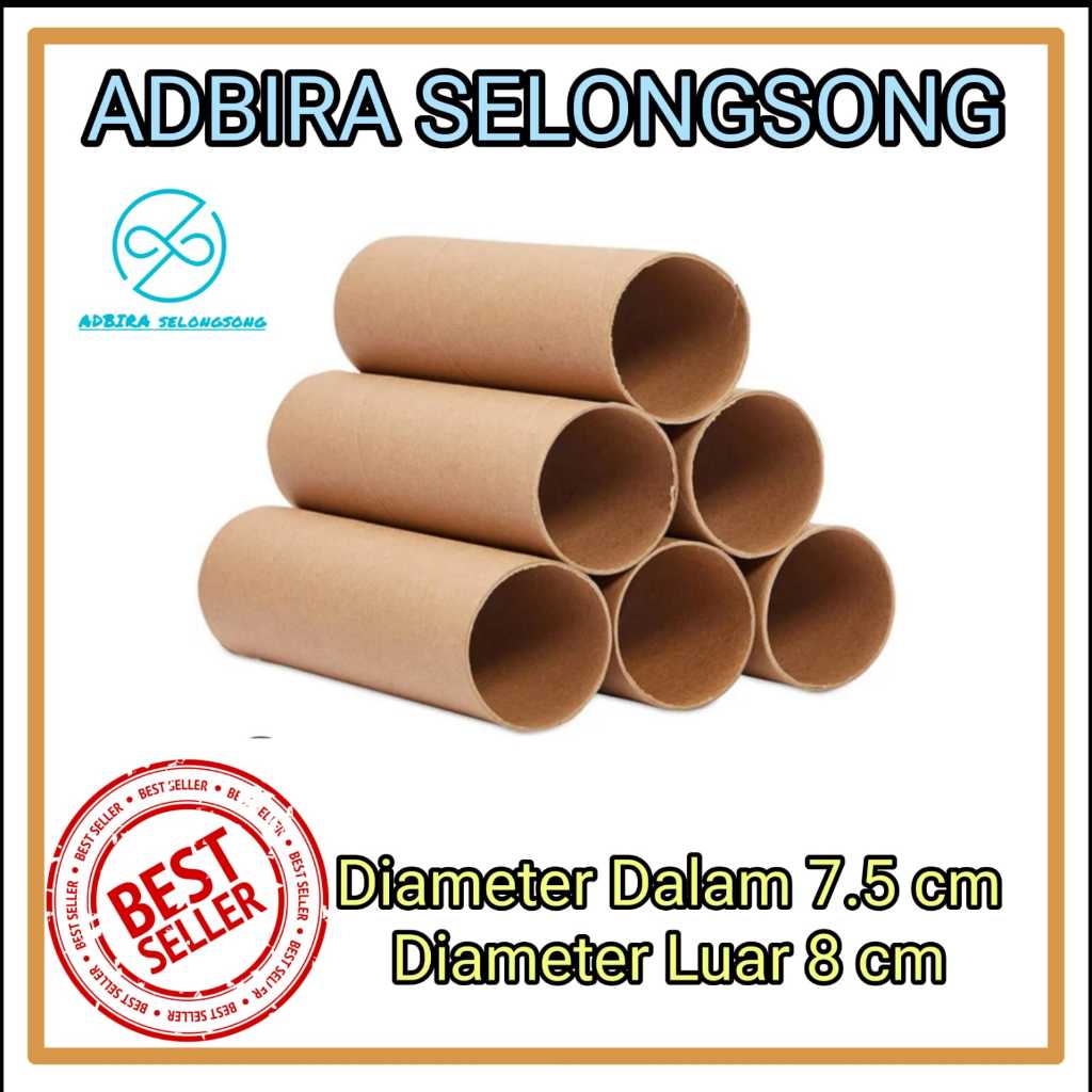 

6,5 cm selongsong papper tabung kertas 60 cm murah/paper tube/papar core/kertas bulat/selongsong kertas/packing/packing kertas/kertas//selongsong//kertas coklat//custom ukuran/diameter 2inch/paper bag